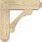 Ekena Millwork Legacy Craftsman Rough Sawn Bracket w/ Offset Brace, Douglas Fir, 6"W x 18"D x 18"H BKT0604X18X18LEC04RDF - alternate 3